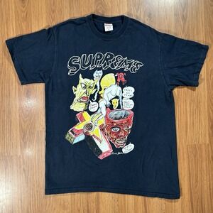 Supreme Daniel Johnston Tee Black SS20 Size Medium New York Artist T-Shirt